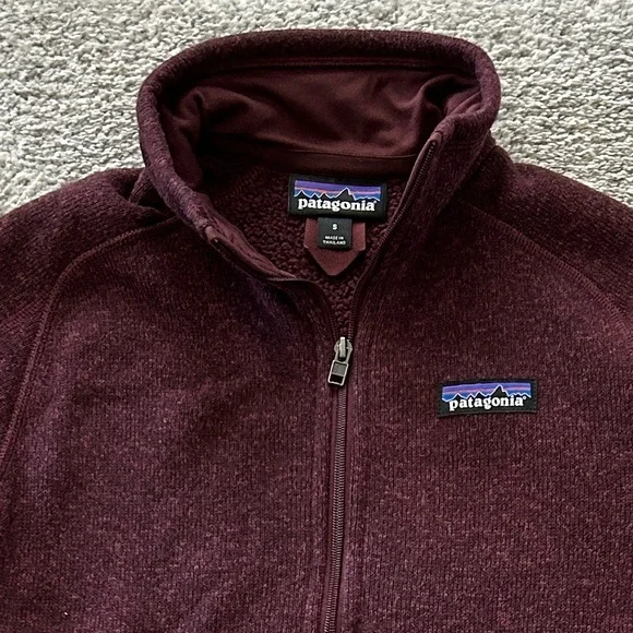Patagonia Maroon Half-Zip Fleece - Picture 2 of 5